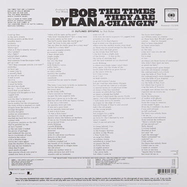 Bob Dylan - The Times They Are A Changin'